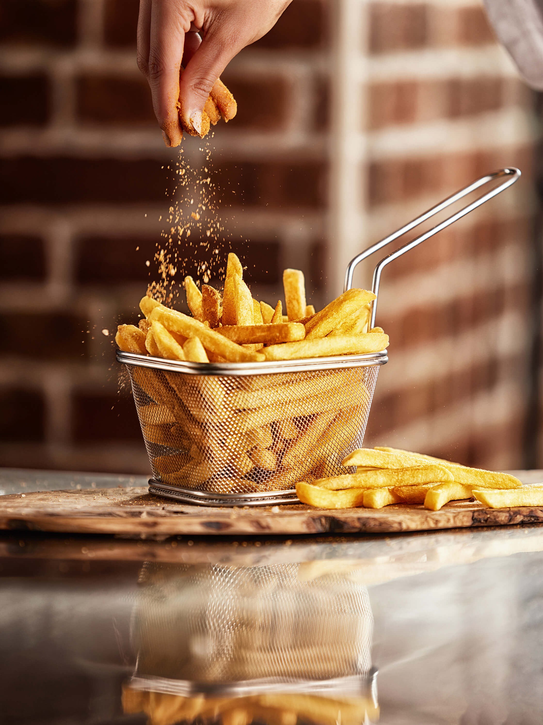 باسكت تقديم بطاطس